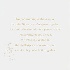 Everything You've Shared 50th Anniversary Card for Couple
