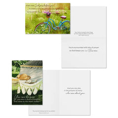 Sunny Scenes Assorted Religious Care and Concern Cards, Box of 12