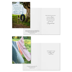 Sunny Scenes Assorted Religious Care and Concern Cards, Box of 12