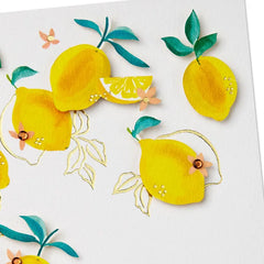 Joyful Lemons Birthday Card