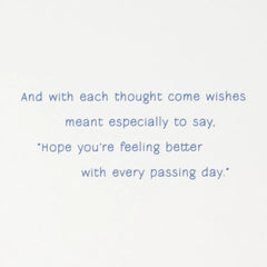 We Are Thinking of You Get Well Card From Us
