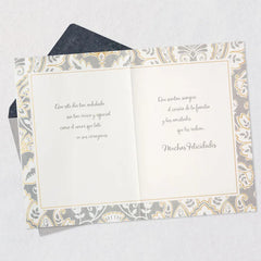 One-of-a-Kind Love Spanish-Language Wedding Card for Couple