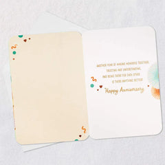 Celebrating Another Year of Love Anniversary Card for Couple