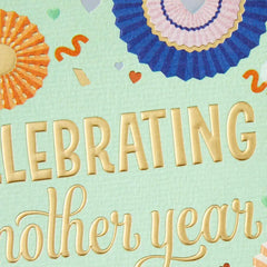 Celebrating Another Year of Love Anniversary Card for Couple
