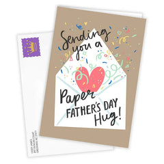 Paper Hug Custom Father's Day Card
