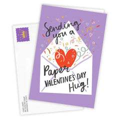 Paper Hug Custom Valentine's Day Card