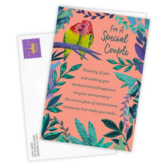 Blessing Every Season Religious Custom Anniversary Card for Couple