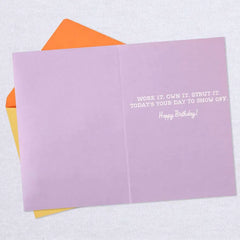 Party Cat Funny Musical Birthday Card With Motion