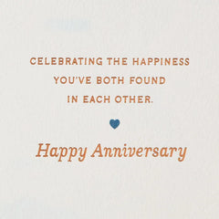 Another Year of Two Great People in Love Anniversary Card for Couple