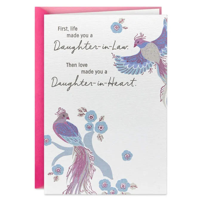 Daughter-in-Heart Birthday Card for Daughter-in-Law
