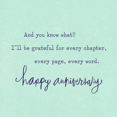 Our Story Is Full of a Lot of Love Anniversary Card