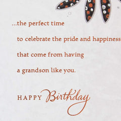 You've Grown Into a Caring Man Birthday Card for Grandson