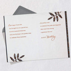 You've Grown Into a Caring Man Birthday Card for Grandson