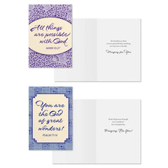 Modern Patterns Assorted Religious Praying for You Cards, Box of 12