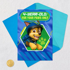 Paw Patrol™ Chase and Friends 4th Birthday Card