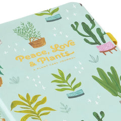 Peace, Love and Plants Plant Care Prompted Journal
