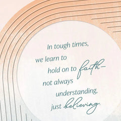 Hold on to Faith Encouragement Card