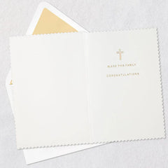 Bless This Baby Baptism Card