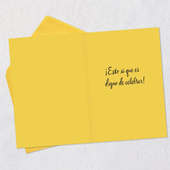 Something to Celebrate Spanish-Language Congratulations Card