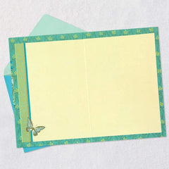Peacock and Botanical Wallpaper Prints Blank Card