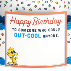 Peanuts® Joe Cool Snoopy Cake 3D Pop-Up Birthday Card