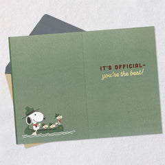 Peanuts® Beagle Scouts Badges Certified Amazing Thank-You Card
