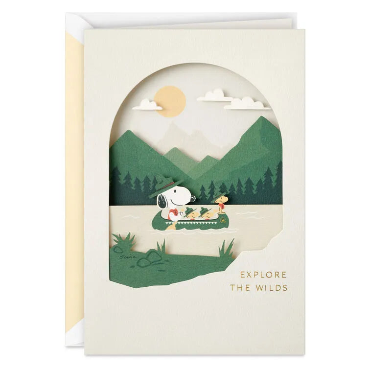 Peanuts® Beagle Scouts Thrills and Adventure Card