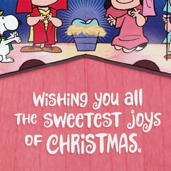 Peanuts® Blessings and Joy Nativity Scene Musical Pop-Up Christmas Card