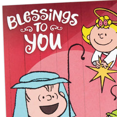 Peanuts® Blessings and Joy Nativity Scene Musical Pop-Up Christmas Card
