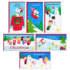 Peanuts® Gang Assorted Money Holder Boxed Christmas Cards, Pack of 36