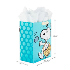 13" Peanuts® Large Easter Gift Bag With Tissue and Tag