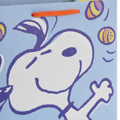 9.6" Peanuts® Snoopy With a Basket of Easter Eggs Medium Gift Bag