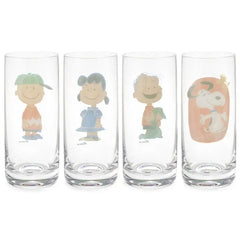 Peanuts® Snoopy and Friends Tall Drinking Glasses, Set of 4