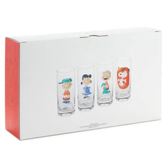 Peanuts® Snoopy and Friends Tall Drinking Glasses, Set of 4