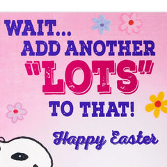 Peanuts® Snoopy Lots of Love Easter Card