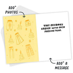 Pee Your Pants Funny Custom Birthday Card