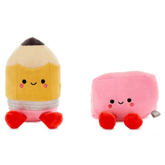 Better Together Pencil and Eraser Magnetic Plush Pair, 6"