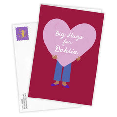 Big Hugs Custom Encouragement Card
