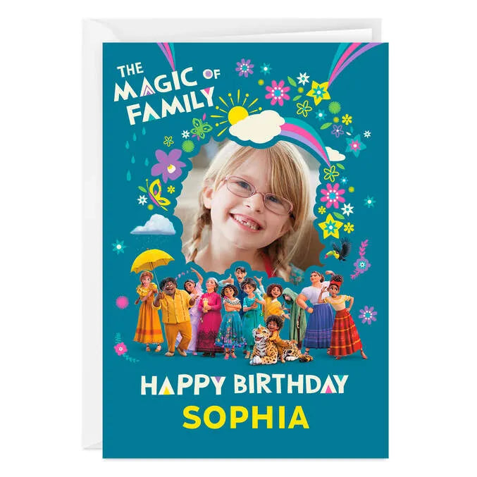 Disney Encanto Magic of Family Custom Birthday Card