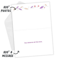 Personalized Grateful for You Card