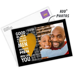Personalized Good Black Men Like You Photo Card