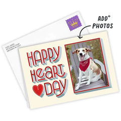 Happy Heart Day Custom Valentine's Day Card