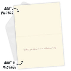 Happy Heart Day Custom Valentine's Day Card
