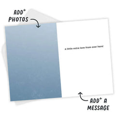 Personalized Heart Postmark Love Photo Card