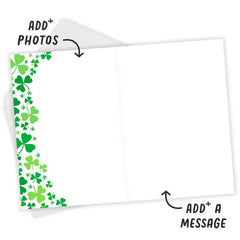 Leprechaun Cat Custom St. Patrick’s Day Card