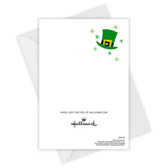 Leprechaun Cat Custom St. Patrick’s Day Card