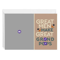 Personalized Great Men Photo Card