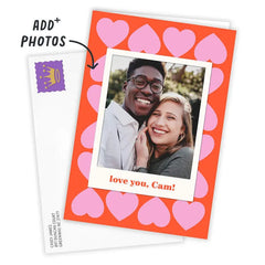 Multiple Hearts Custom Love Card