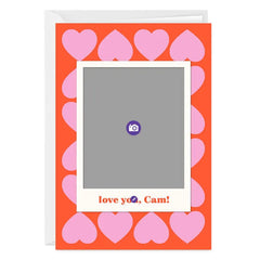 Multiple Hearts Custom Love Card