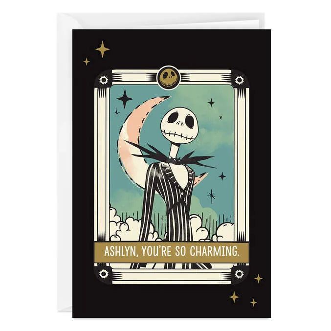 Personalized Disney Tim Burton's The Nightmare Before Christmas Card